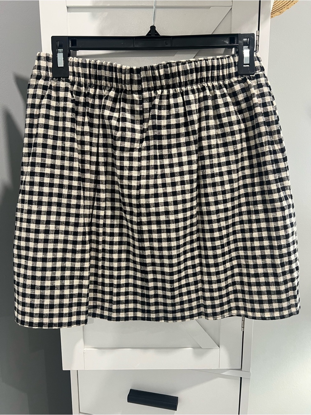 GAP Black and White Gingham Square-Neck Camisole - Picture 6 of 8